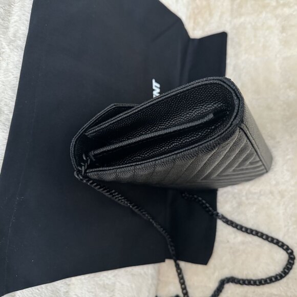 Yves Saint Laurent Black Shoulder Bag - Picture 5 of 6